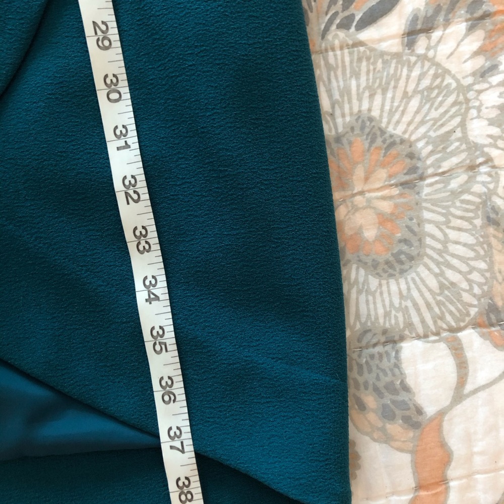Rachel Zoe Teal Tulip-hem dress - Picture 4 of 8